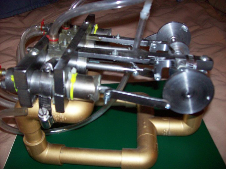 Homemade steam engine