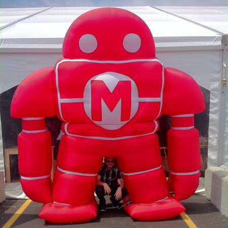 Maker Fair Robot and Michael