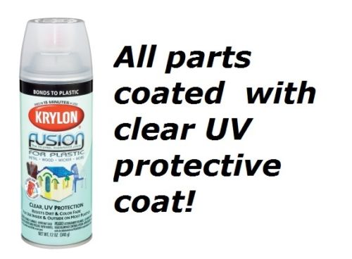 all parts clear coated