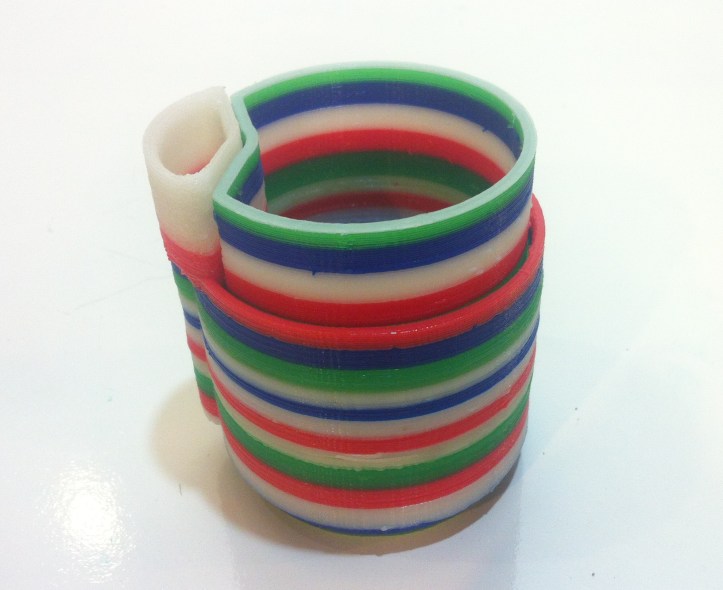 multicolor plant pot